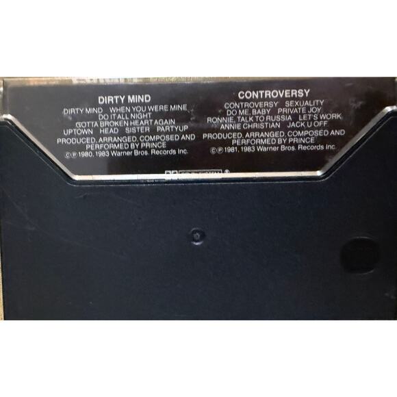 PRINCE-2 for One-NM- DIRTY MIND / CONTROVERSY- RARE Double album CASSETTE - Picture 3 of 3